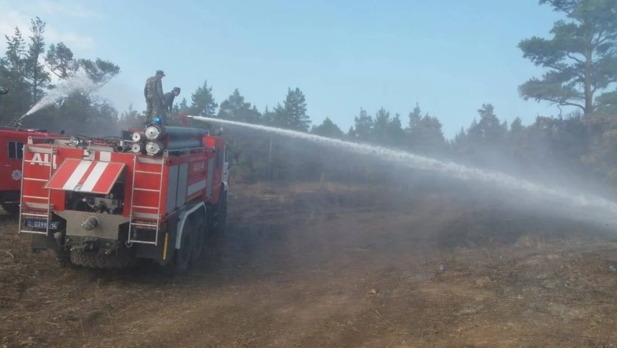 Баянауылда орман өртеніп жатыр