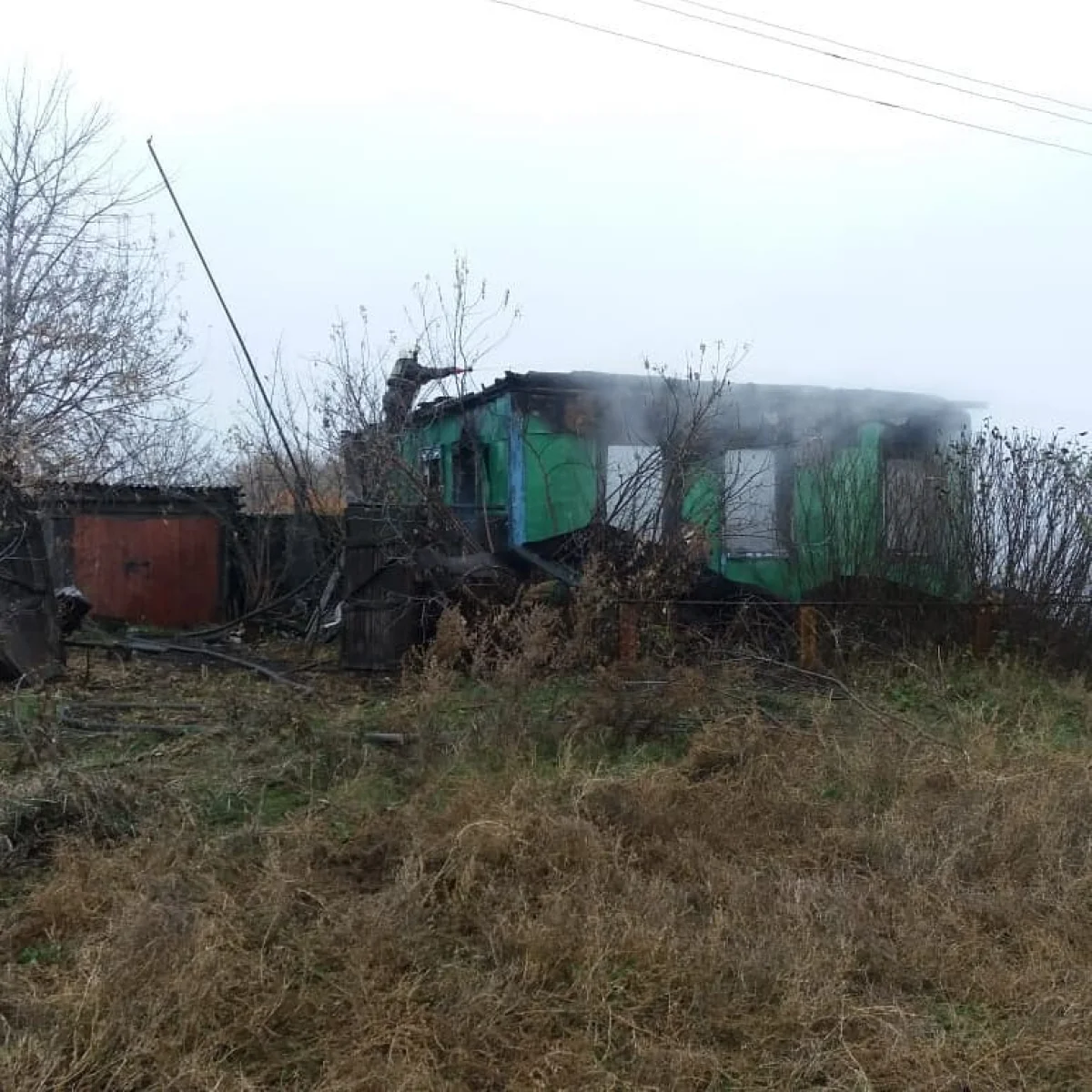 Солтүстікте темекі тұқылынан үй өртеніп, қожайыны тірідей жанып кетті