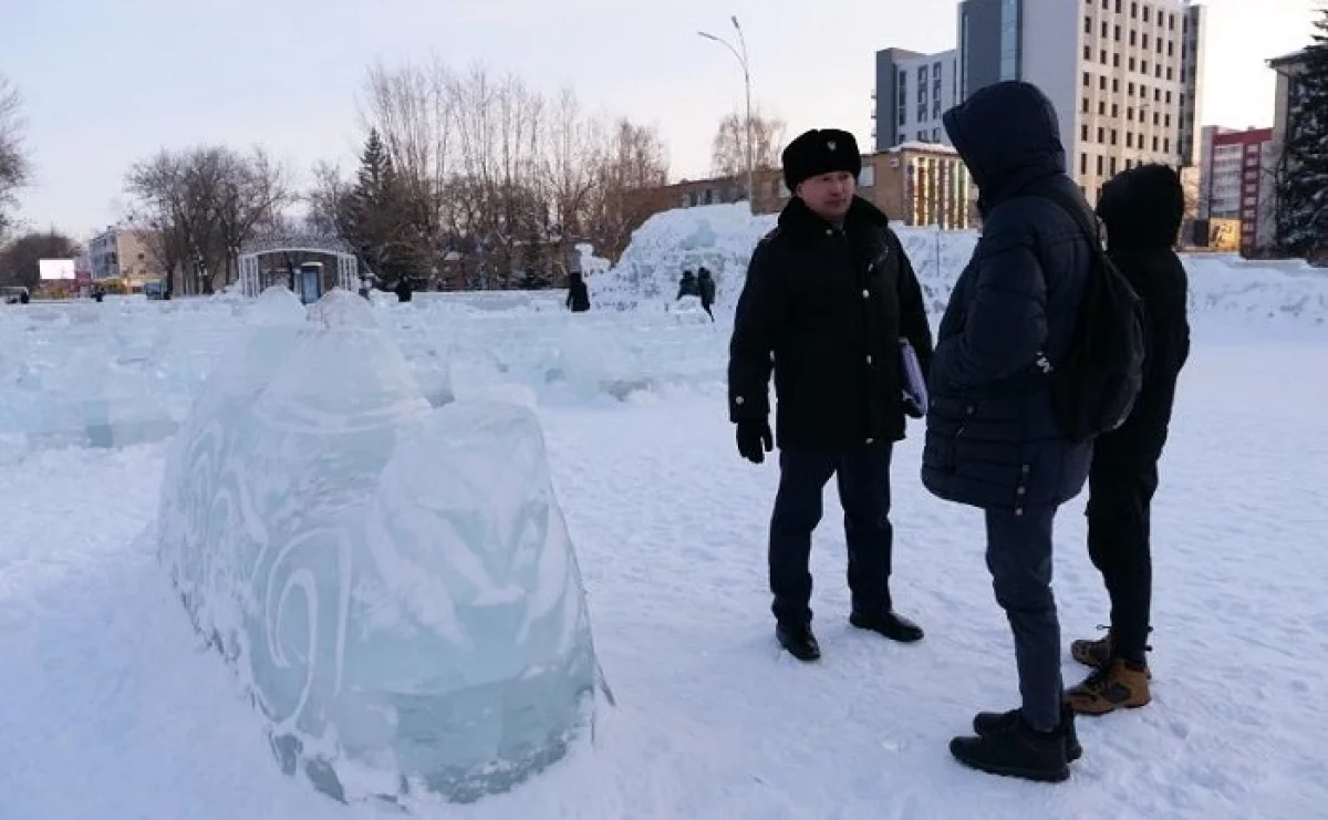 Петропавлда мұз қалашығын қиратқан жасөспірімдер анықталды