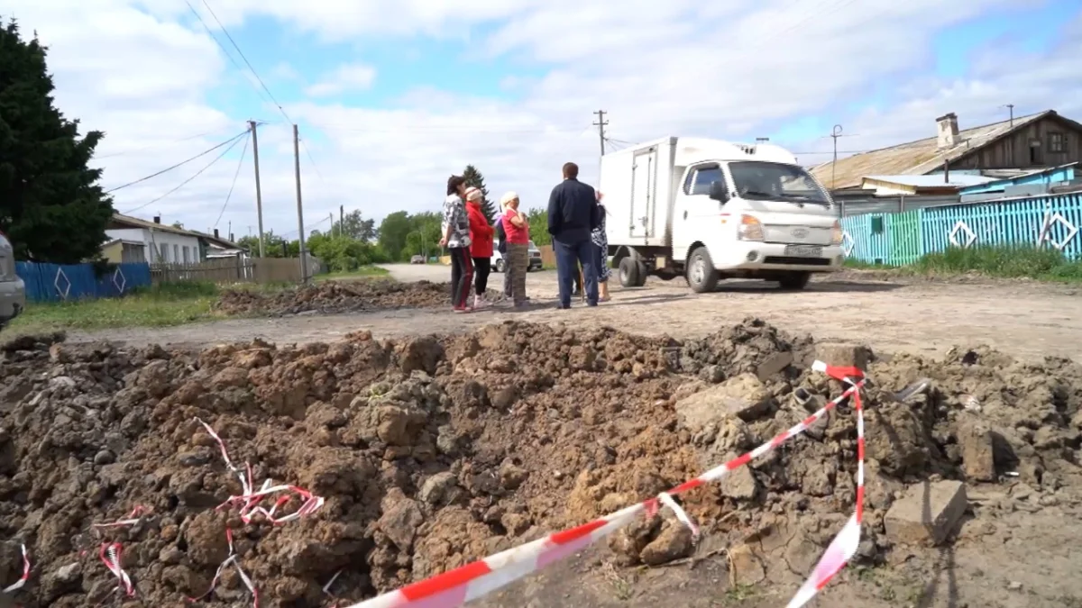 Петропавл іргесіндегі ауыл бірнеше күннен бері сусыз отыр