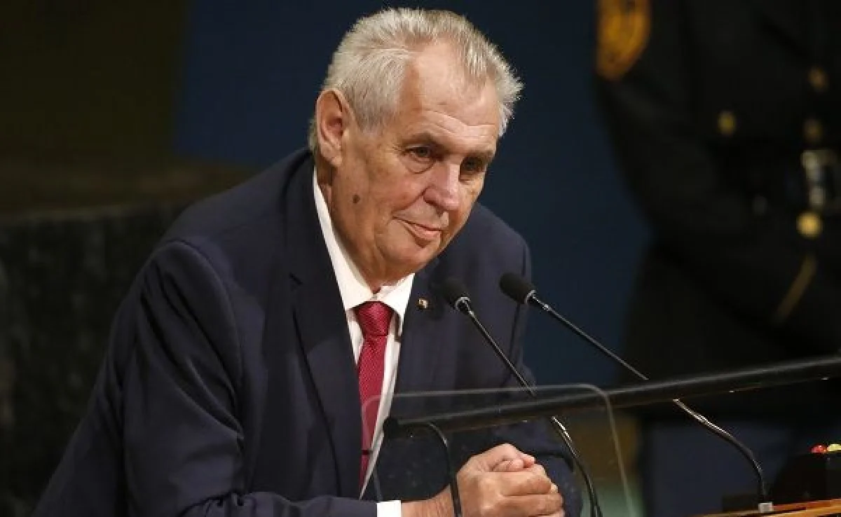 Чехия Президенті шұғыл ауруханаға жатқызылды