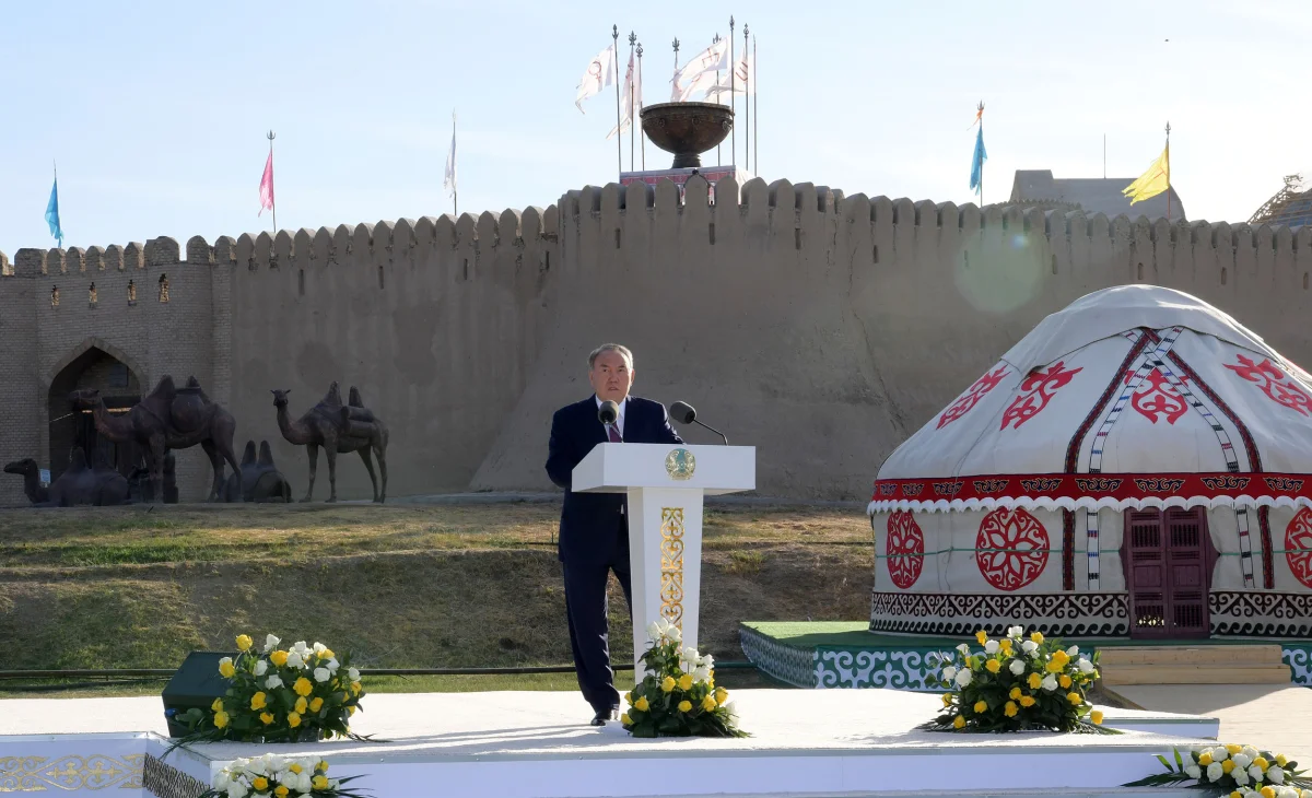 Нұрсұлтан Назарбаев Түркістан қаласына келді