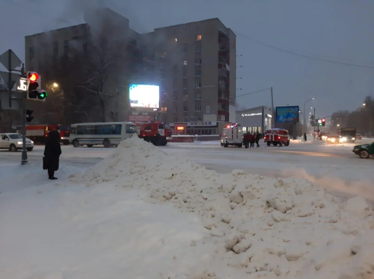 Оралда жатақханадағы өрттен 45 адам эвакуацияланды