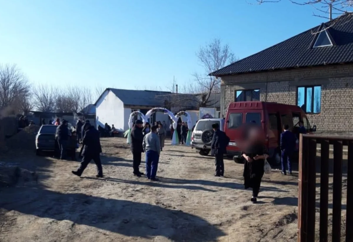 Түркістан облысында қыз ұзату тойына жиналғандар таратылды