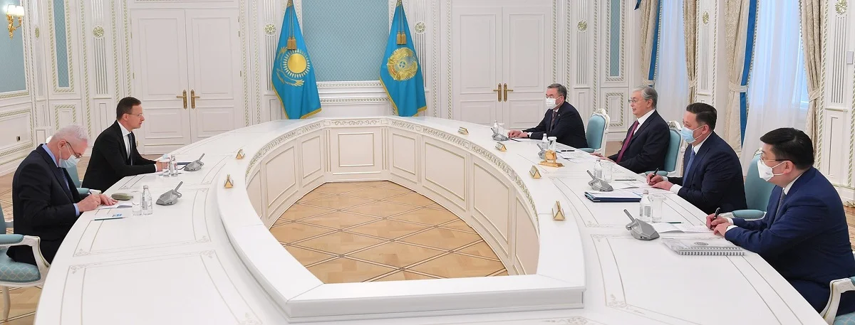 Мемлекет басшысы Мажарстанның сыртқы істер министрін қабылдады