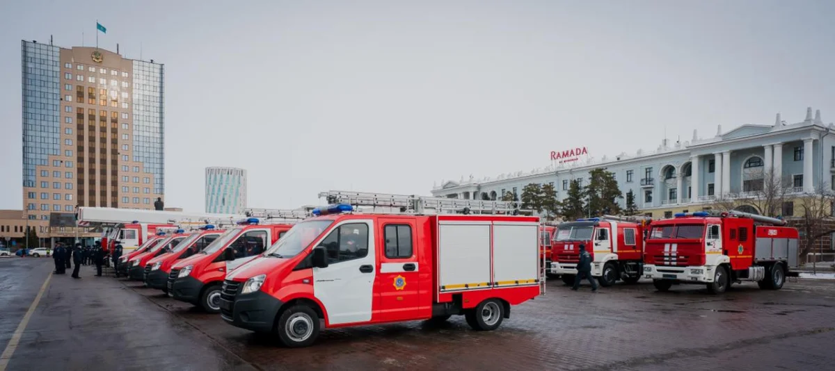 Елордалық ТЖД автопаркі жаңа өрт сөндіру техникаларымен толықты