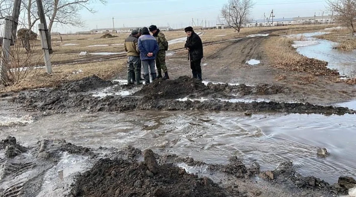 Ақтөбе облысында су тасқыны басталғалы бес елді мекенде жол қатынасы тоқтады