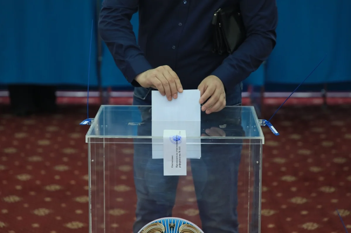 Референдум: қатысу құқығы бар азаматтардың жартысынан көбі дауыс берді