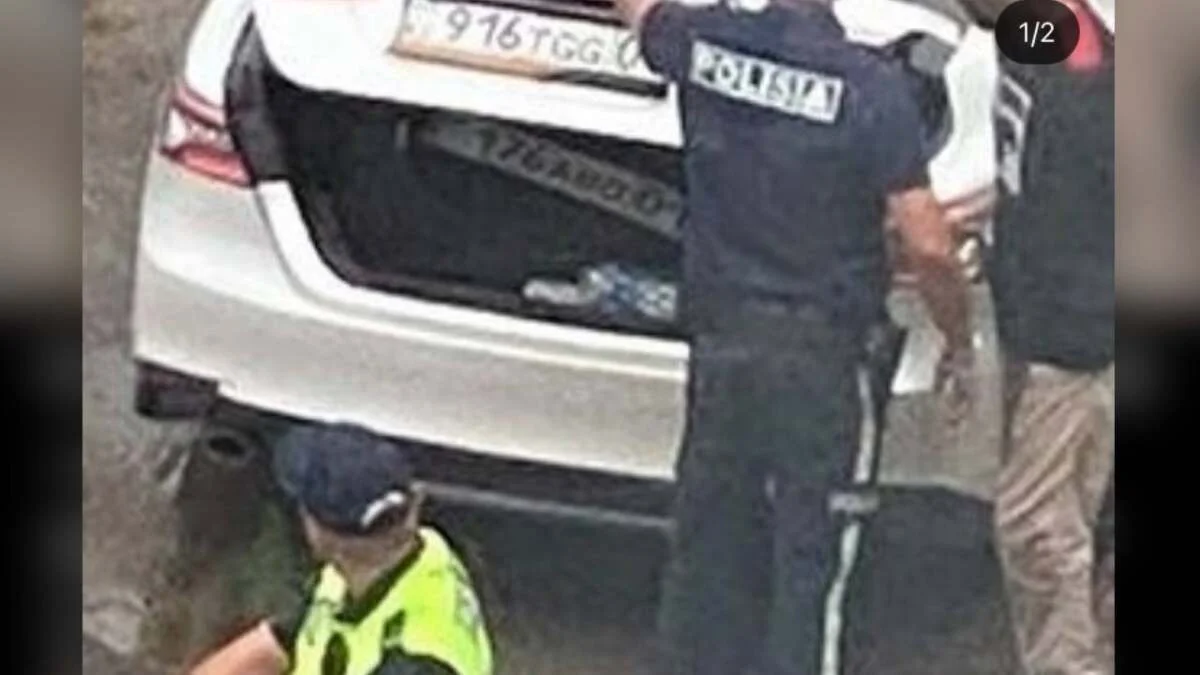 Астанада полициядан қашқан жүргізуші бөтен көліктің нөмірін ұрлап кеткен