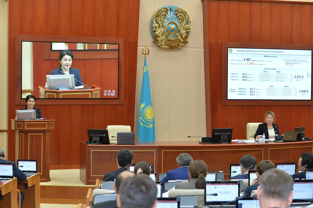 Ажар Ғинаят депутаттарға денсаулық сақтау реформаларының жүзеге асуы туралы баяндады