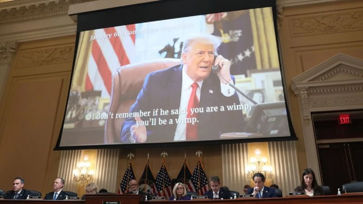 АҚШ Өкілдер палатасының арнайы комитеті Трампты соттауды ұсынды