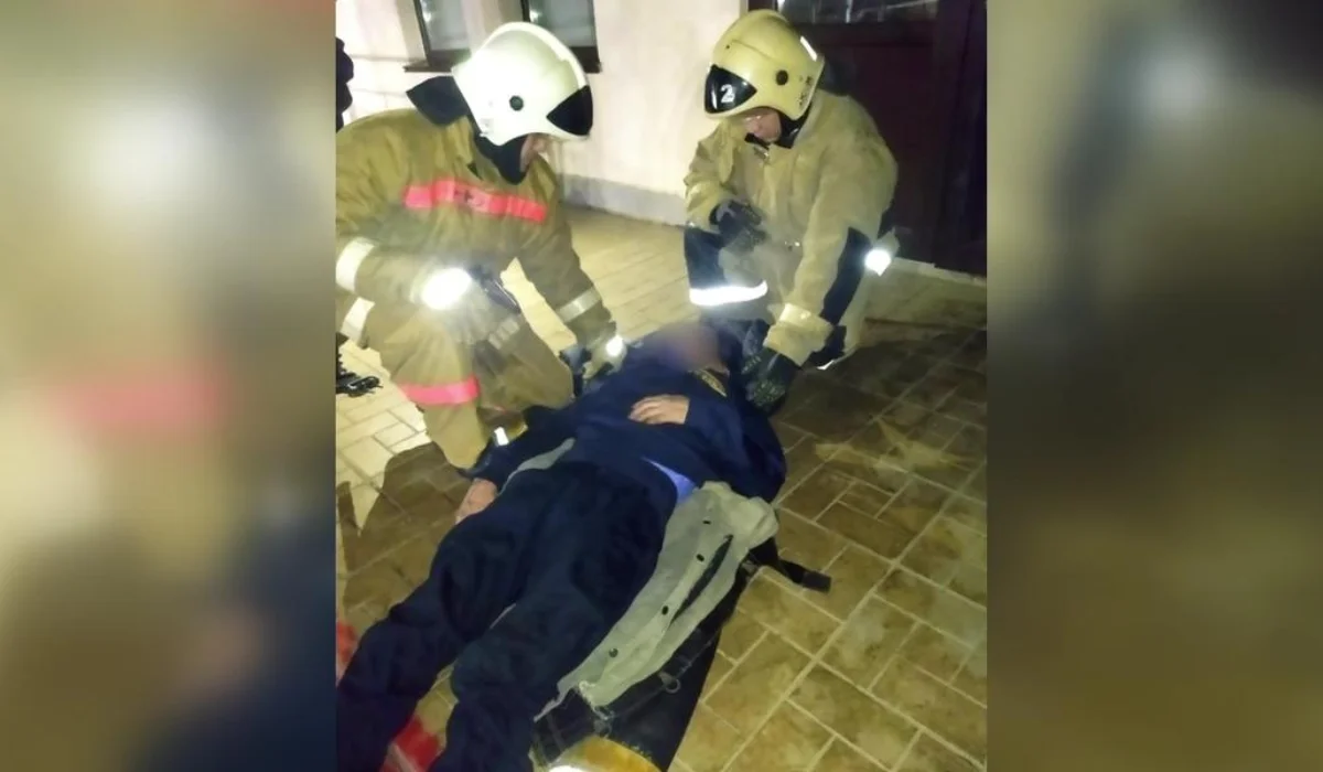Оралда өртенген мектептің күзетшісі ауыр халде ауруханада жатыр