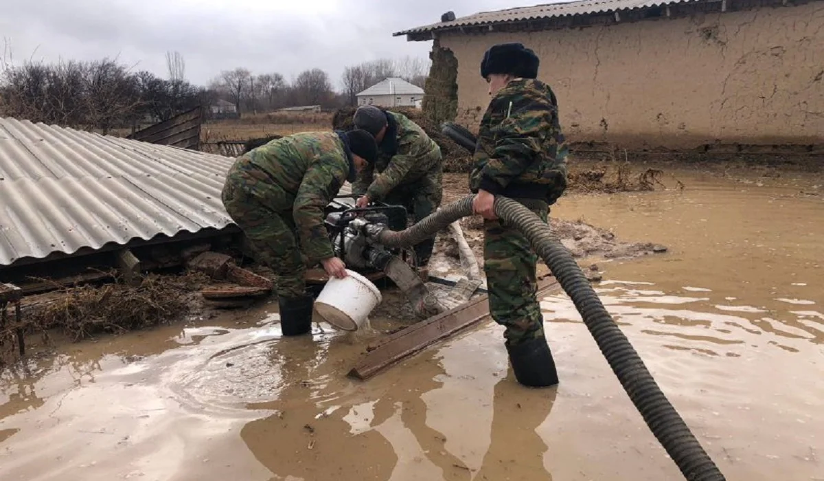 Түркістан облысындағы төтенше жағдай: Арыста бір үй су астында қалды