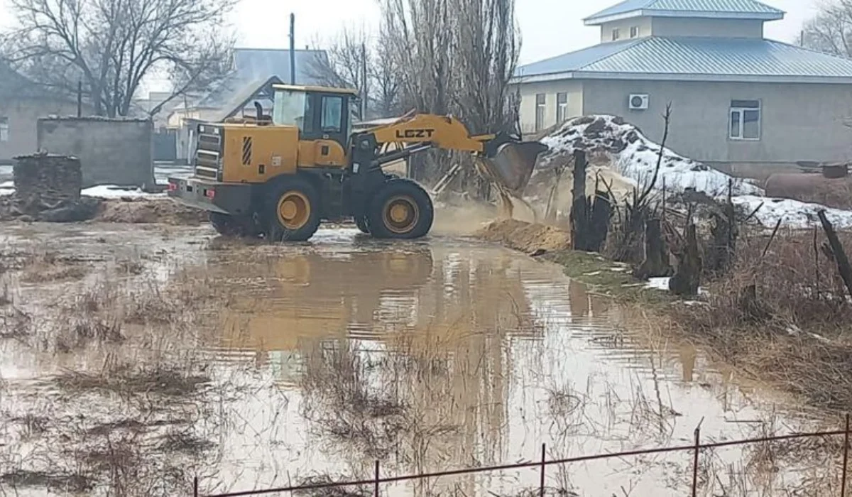 Жамбыл облысында бірнеше ауылды су басты