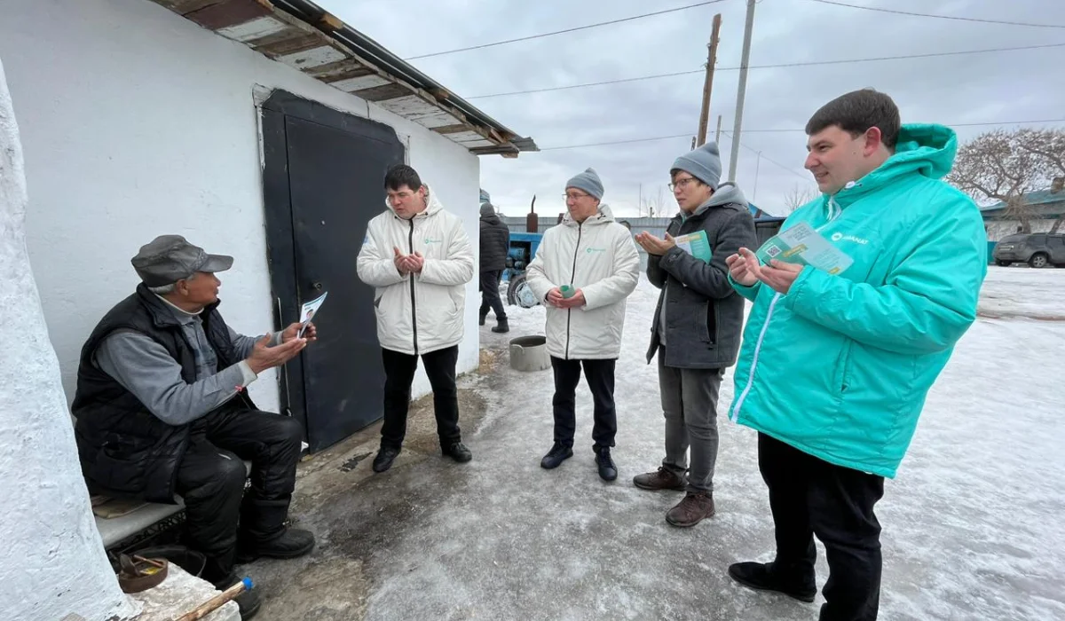 Павлодарда «AMANAT» партиясының үміткерлері ауыл тұрғындарына сайлауалды бағдарламаны түсіндірді