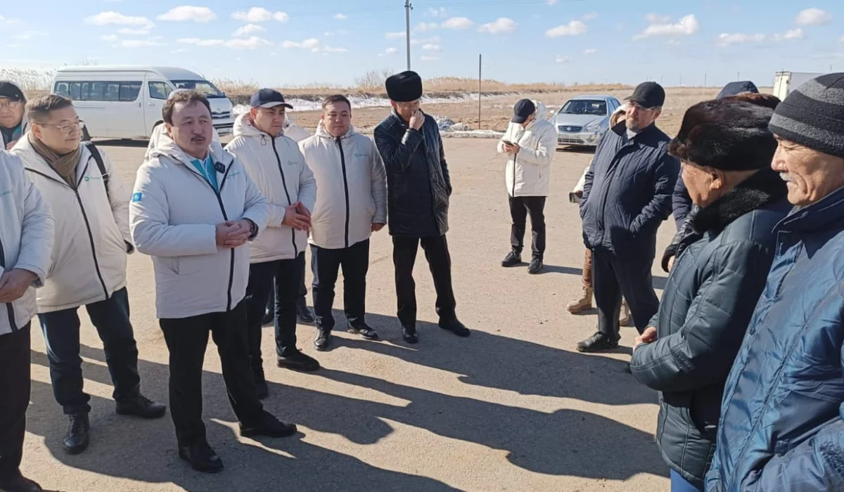 «AMANAT» партиясы республикалық сайлауалды штабының мүшелері Махамбет ауданында болды