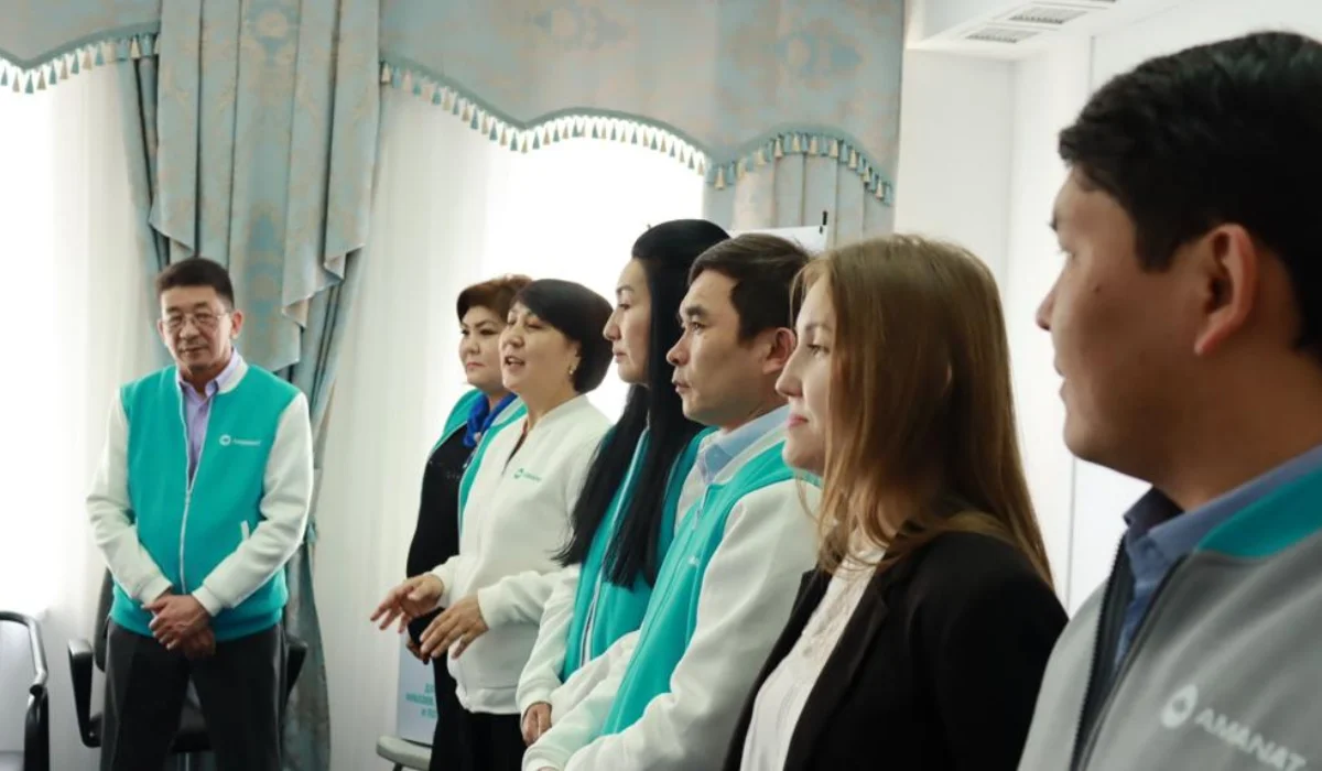 Талдықорғандағы Кардиологиялық орталық мамандары «AMANAT» партиясын қолдайды