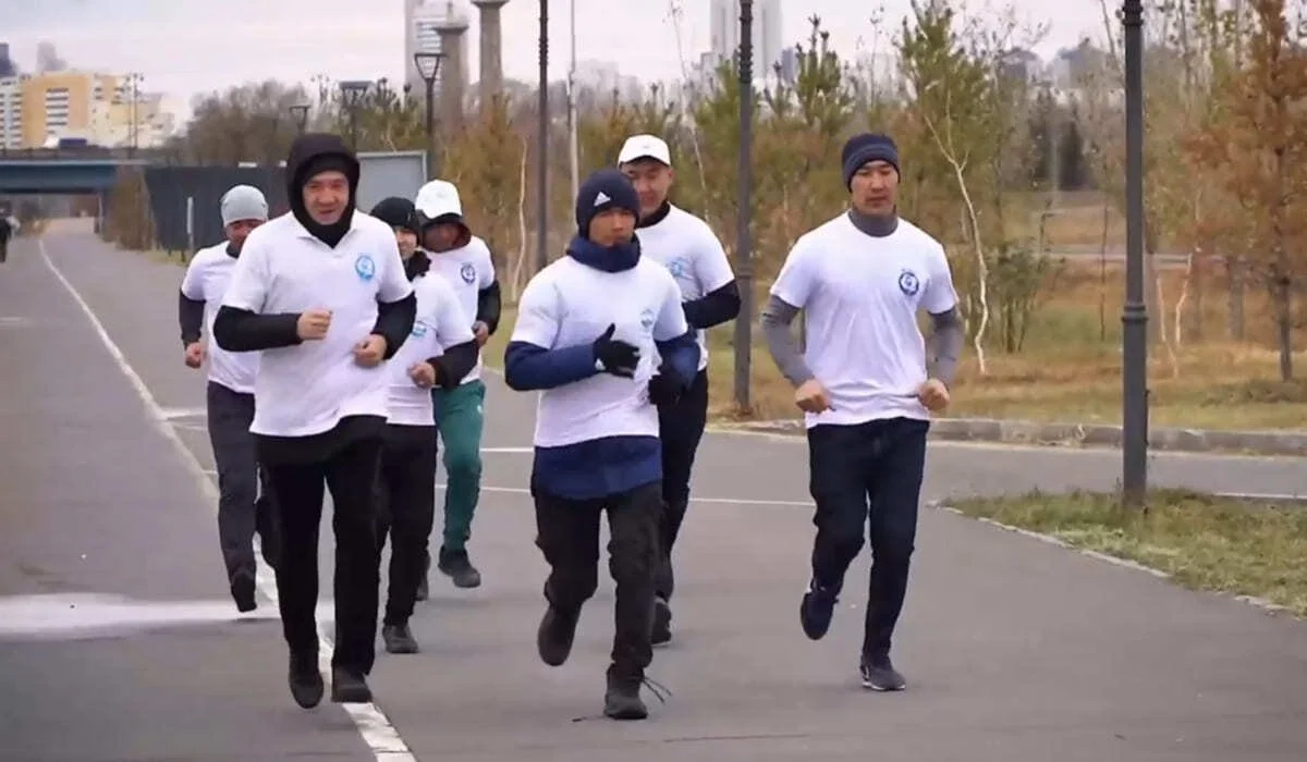 ЖСДП төрағасы Нұрлан Әуесбаевтың белсенділері марафон ұйымдастырды