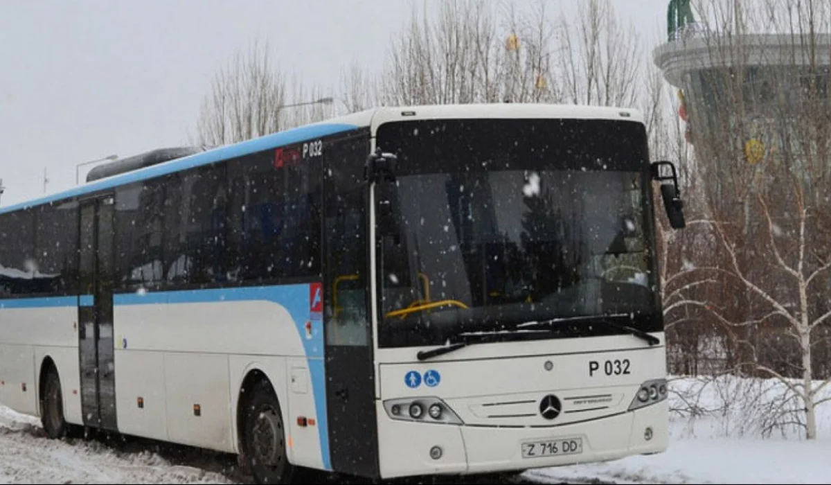 Астанада қала маңына жүретін автобустардың қозғалысы тоқтатылды