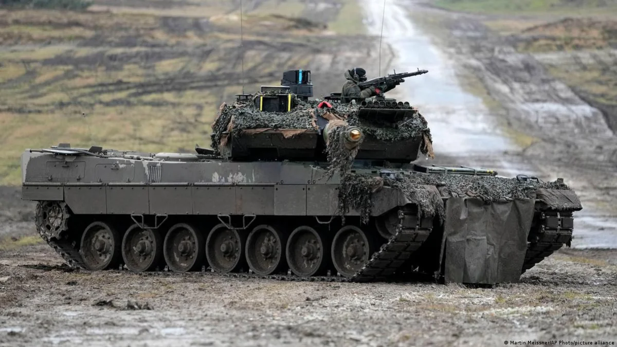 Германия Украинаға жиырмаға жуық Leopard танкісін жеткізді