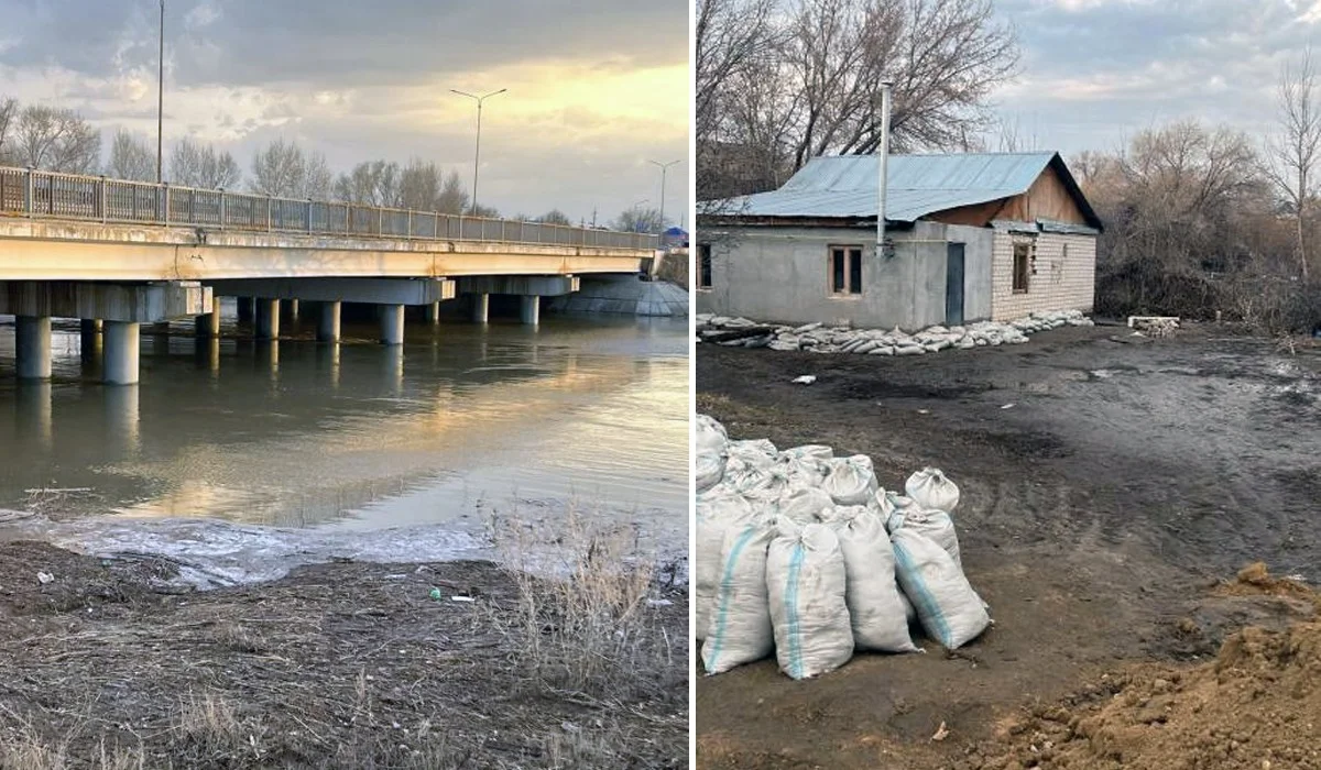 Саяжайларды су басты: ТЖД Қарғалы өзенінің деңгейі төмендегенін айтты