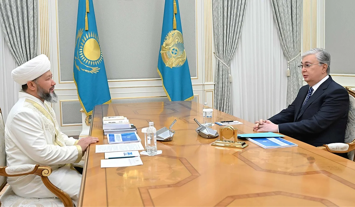 Президент бас мүфтиді қабылдады