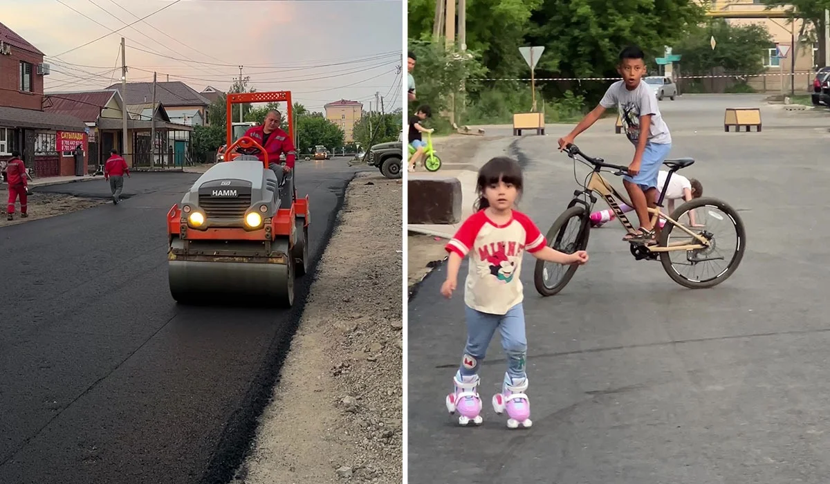 «Жергілікті билік құлақ аспады»: аманаттықтар қаражат жинап, Оралдағы көшелердің бірін жөндеді