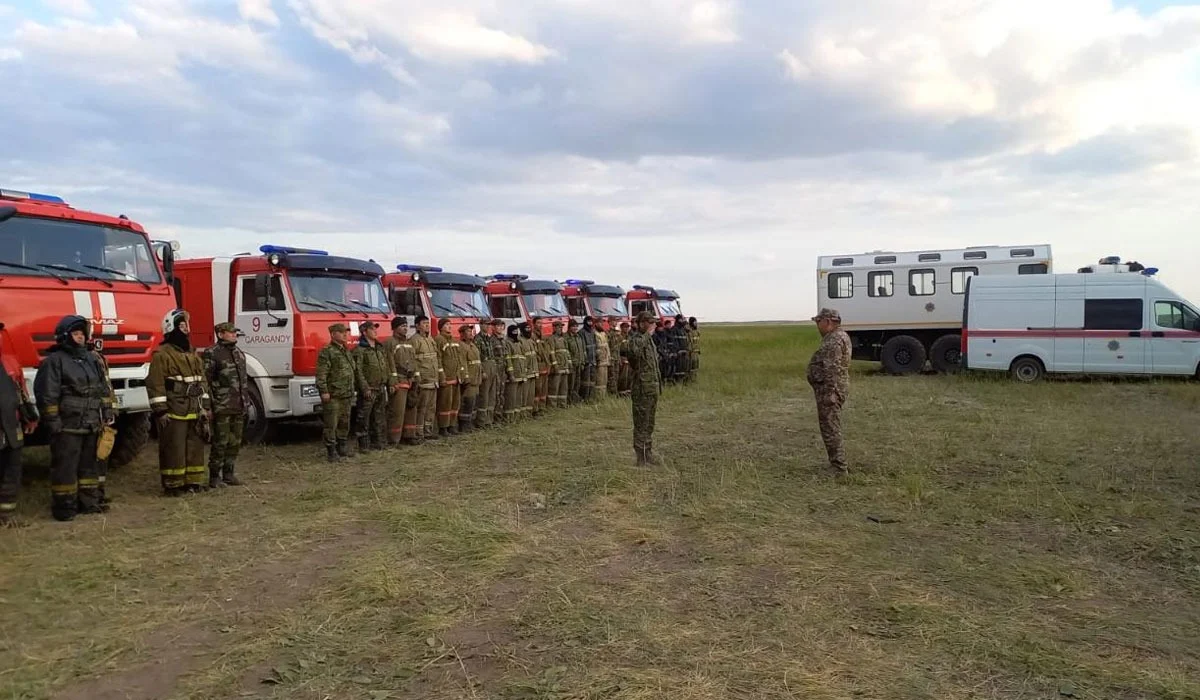 Астана маңындағы өртті сөндіру жалғасып жатыр