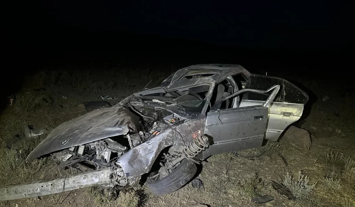 Жетісу облысында көліктің дөңгелегі жарылып, бір адам қайтыс болды