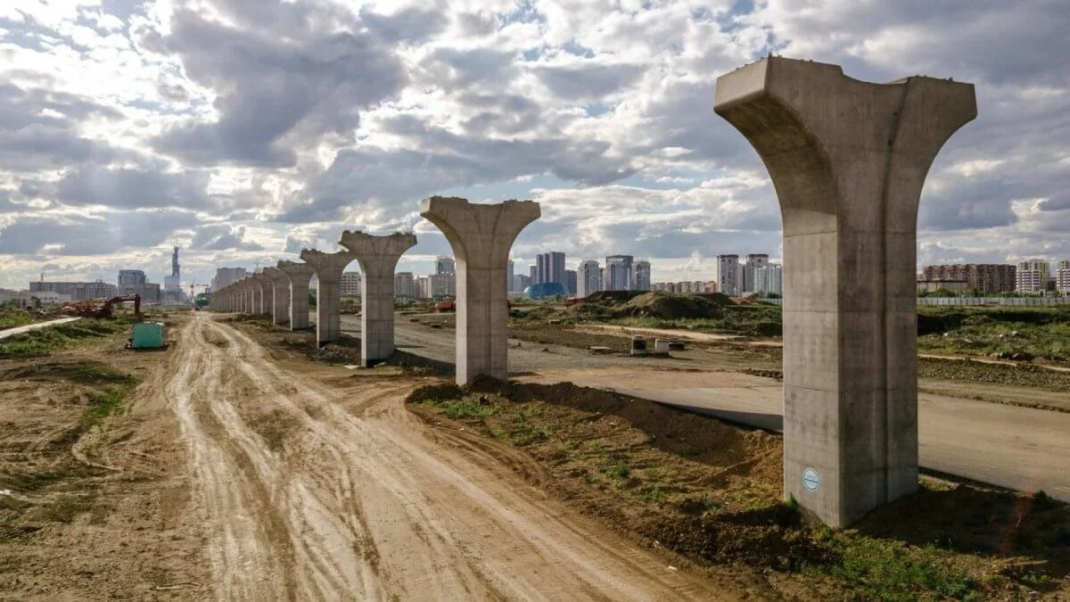 Астанада LRT-ның құрылысы қайта басталды