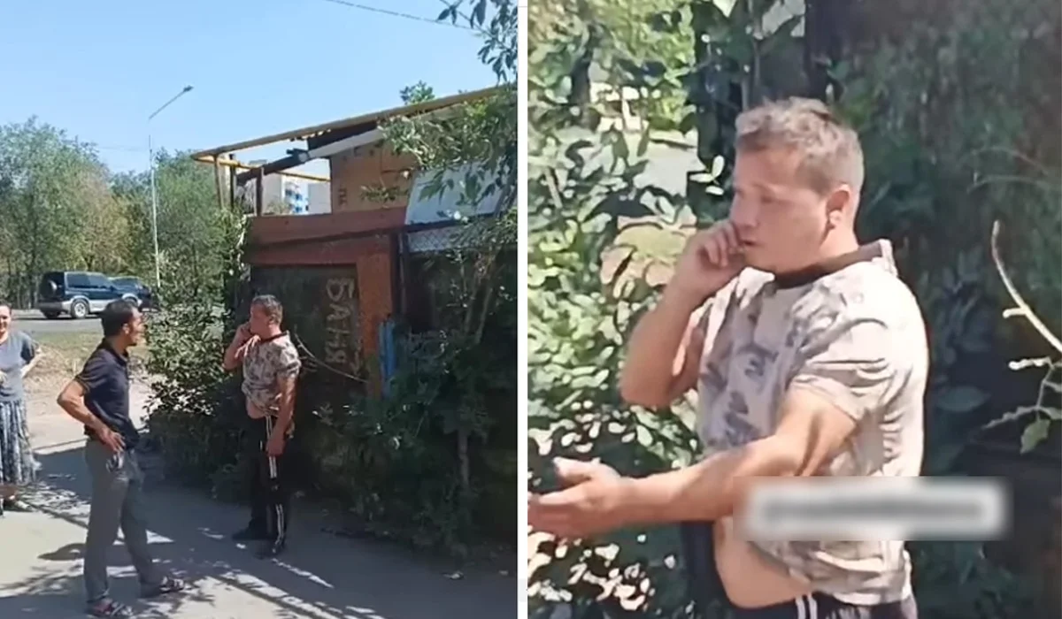 «Киімін теріс киіп алған»: Алматыда тұрғындар педофил деген күдіктіні ұстады