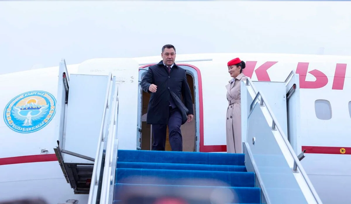 Садыр Жапаров жұмыс сапарымен Қазақстанға келді