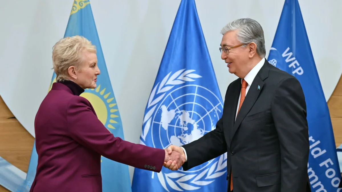 Президент БҰҰ Дүниежүзілік азық-түлік бағдарламасының Атқарушы директоры Синди Маккейнмен кездесті