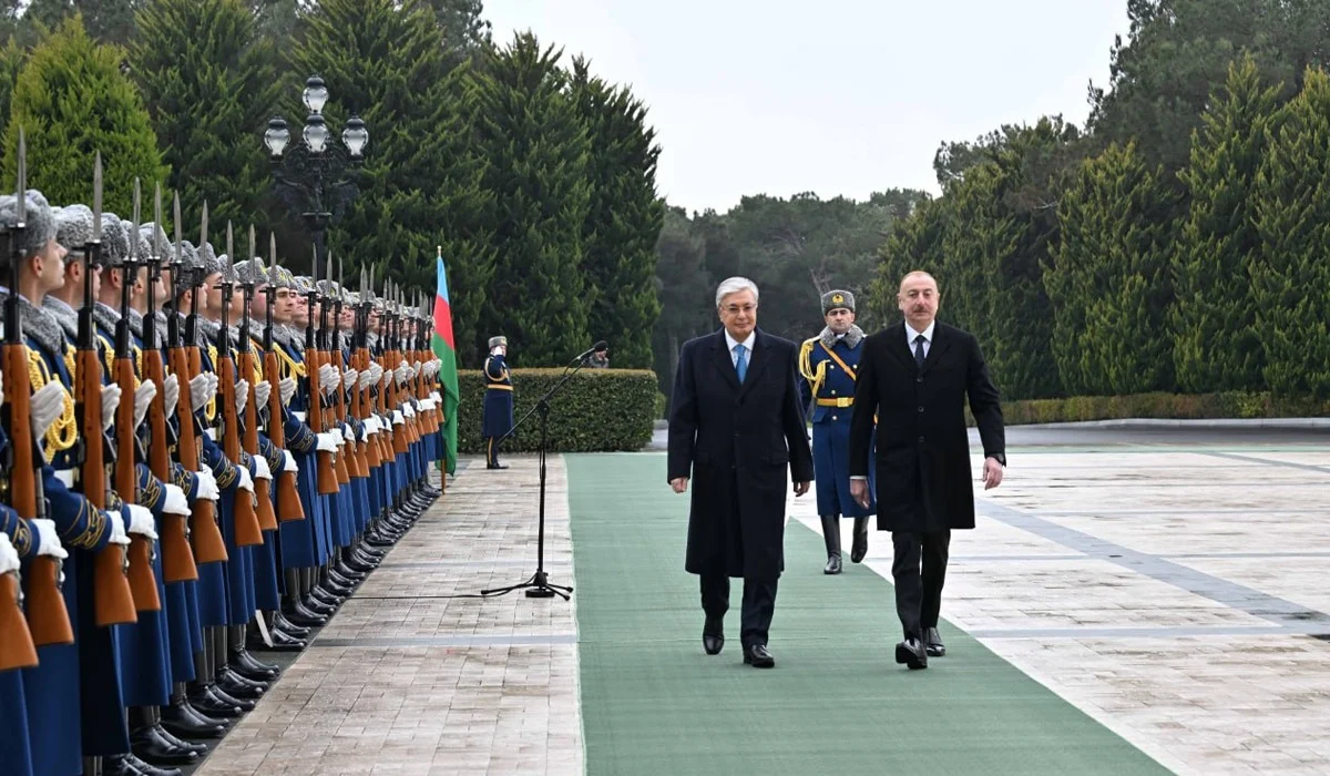 Тоқаев Әзербайжан президентінің резиденциясына барды