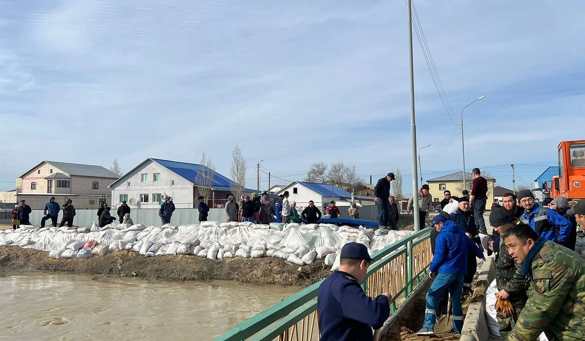 Құлсарыда әкімдік ғимараты мен әлеуметтік нысандарды су басты