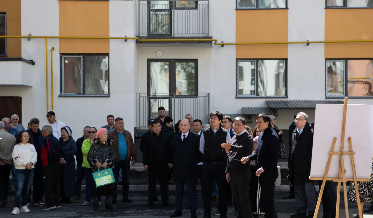 Алматы әкімі Түрксіб ауданында салынып жатқан үйлердің құрылыс барысымен танысты