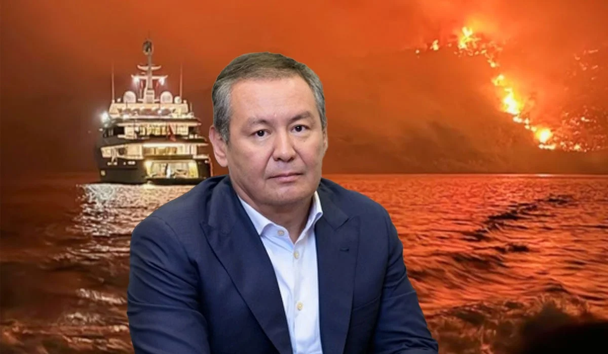 Грекияда өртенген арал жанындағы яхтада Қазақстанның олигархтары болған – OCCRP