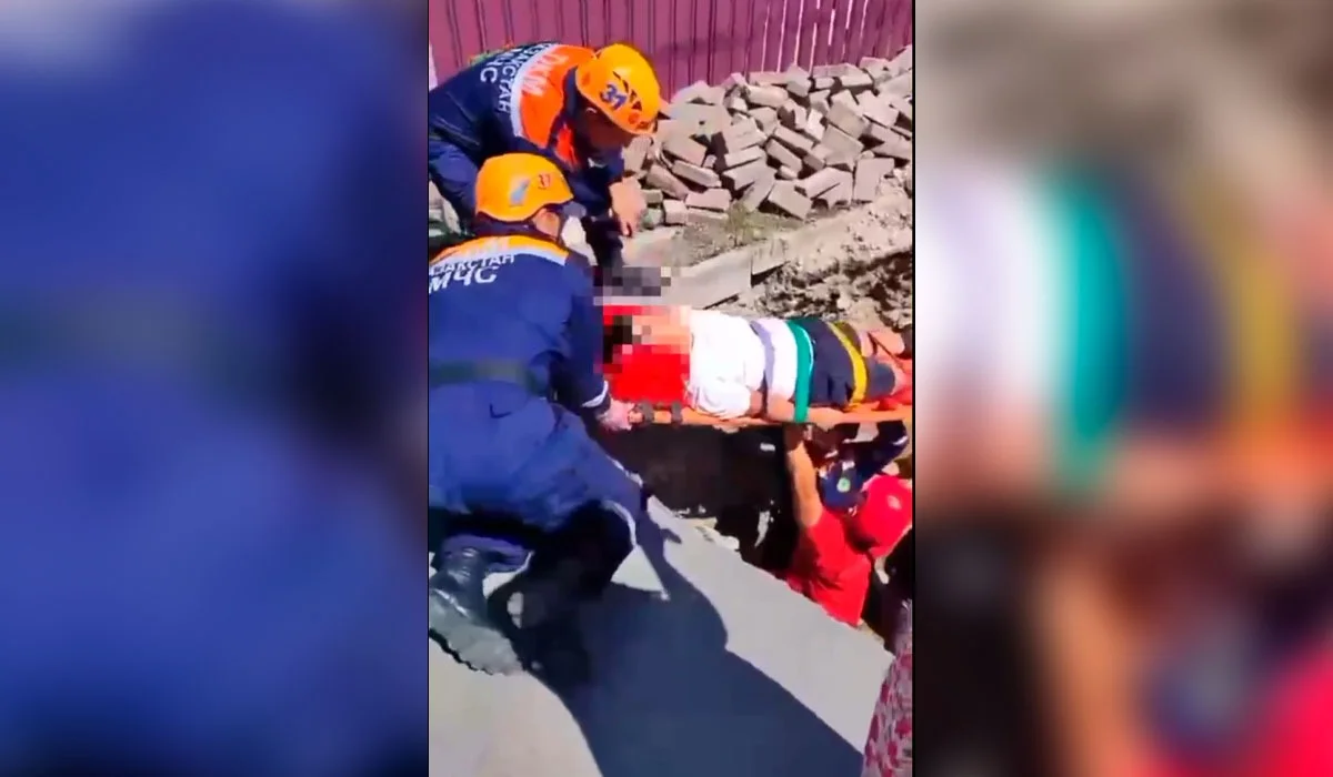 Алматыда 11 жастағы бала орға түсіп кетті (ВИДЕО)