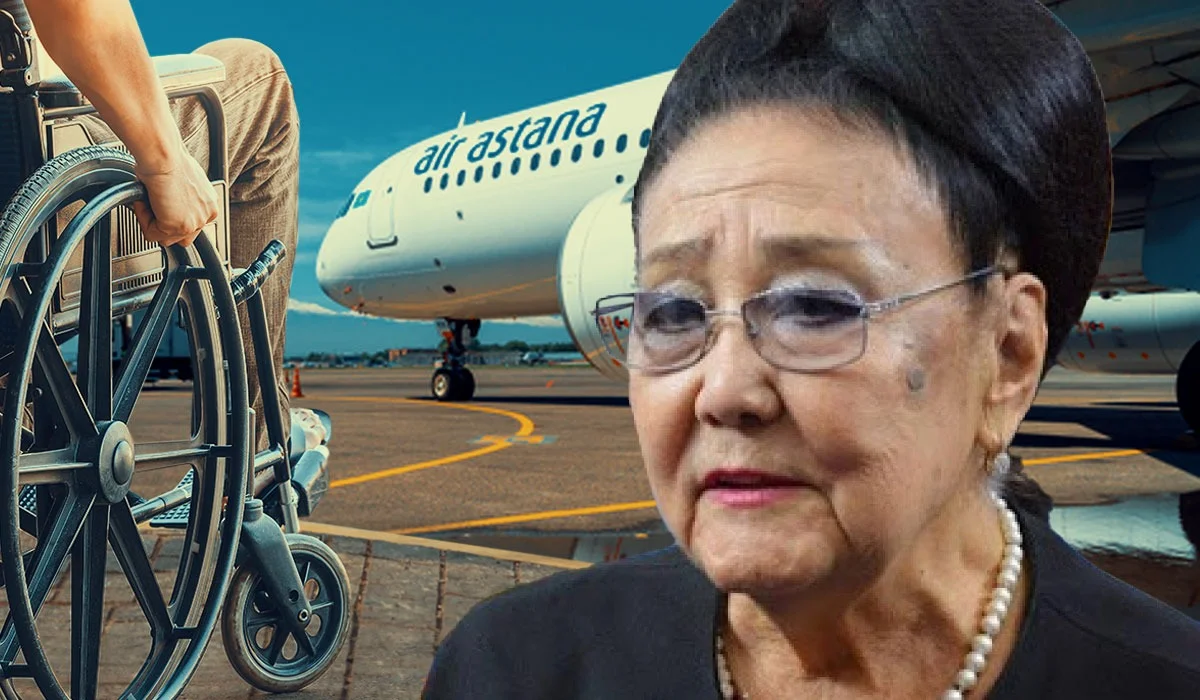 Арбаға таңылған Бибігүл Төлегеноваға Air Astana қызметкері дөрекі сөйлеп, бортқа кіргізбей, тұрып алған
