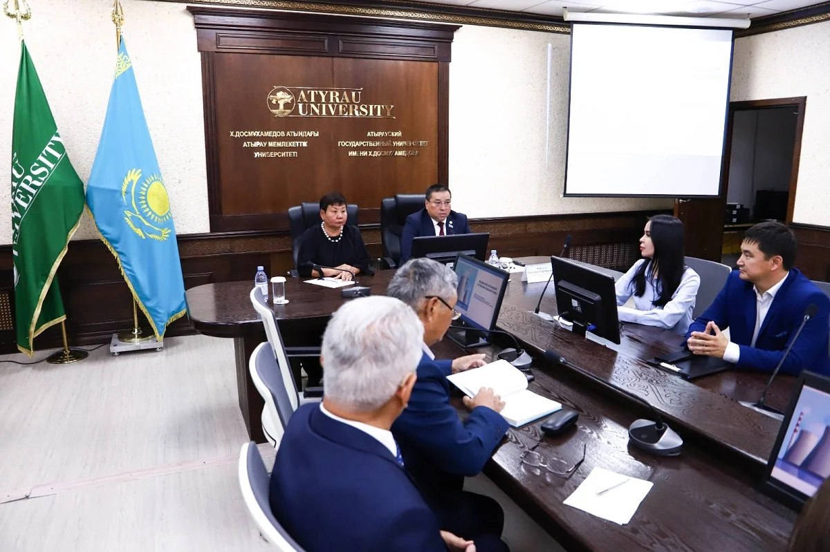 Х.Досмұхамбетов атындағы Атырау мемлекеттік университетінің ұжымымен облыстық халықтық штаб мүшелері кездесті