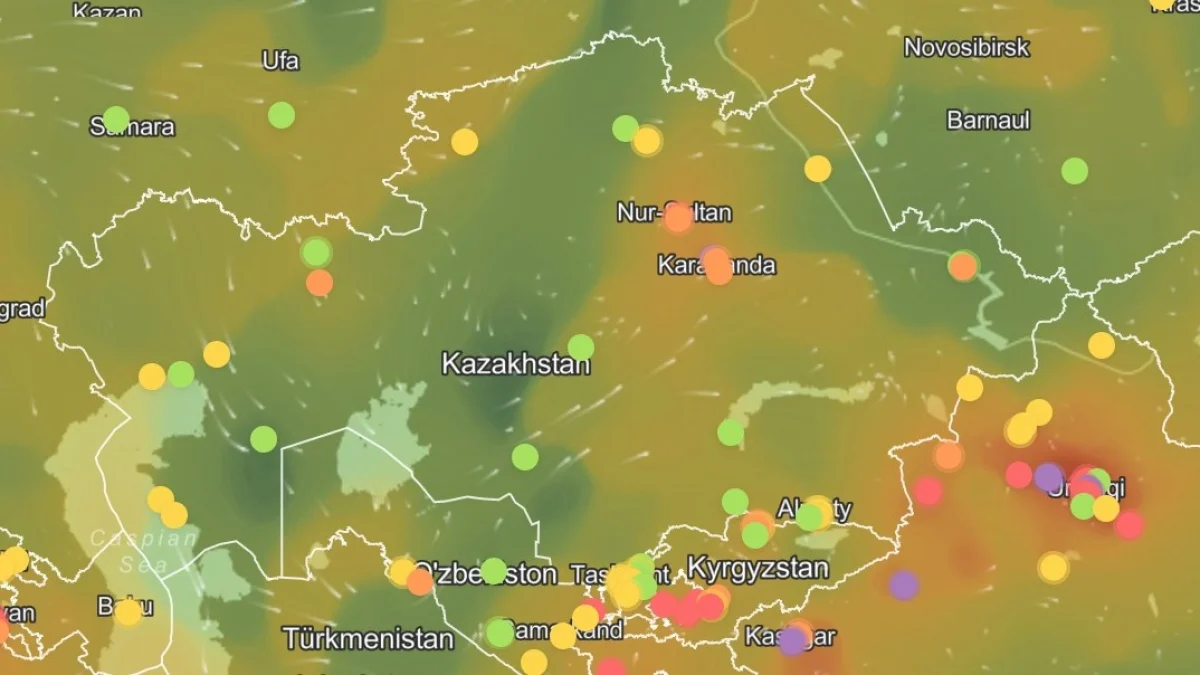 Қазақстандағы антициклон ауаның ластануына әкелді