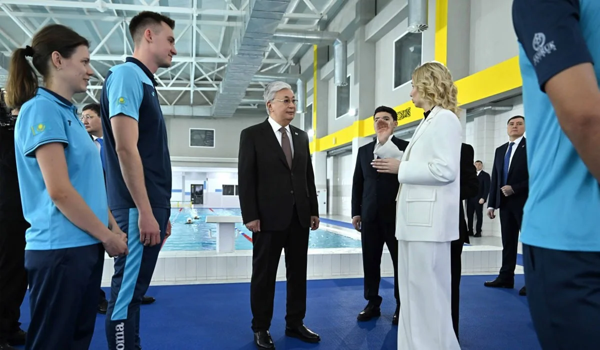 Тоқаев QazSwimAcademy спорт орталығының жұмысымен танысты