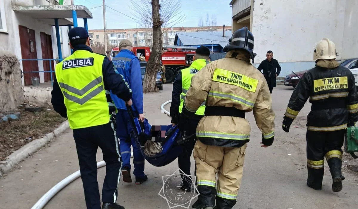 Көкшетауда өрт шыққан үйден 50 адам шыға алмай қалған
