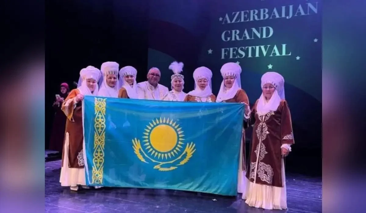 Қазақстандық әжелер ансамблі Әзербайжанда өткен ән байқауында 1-орын алды