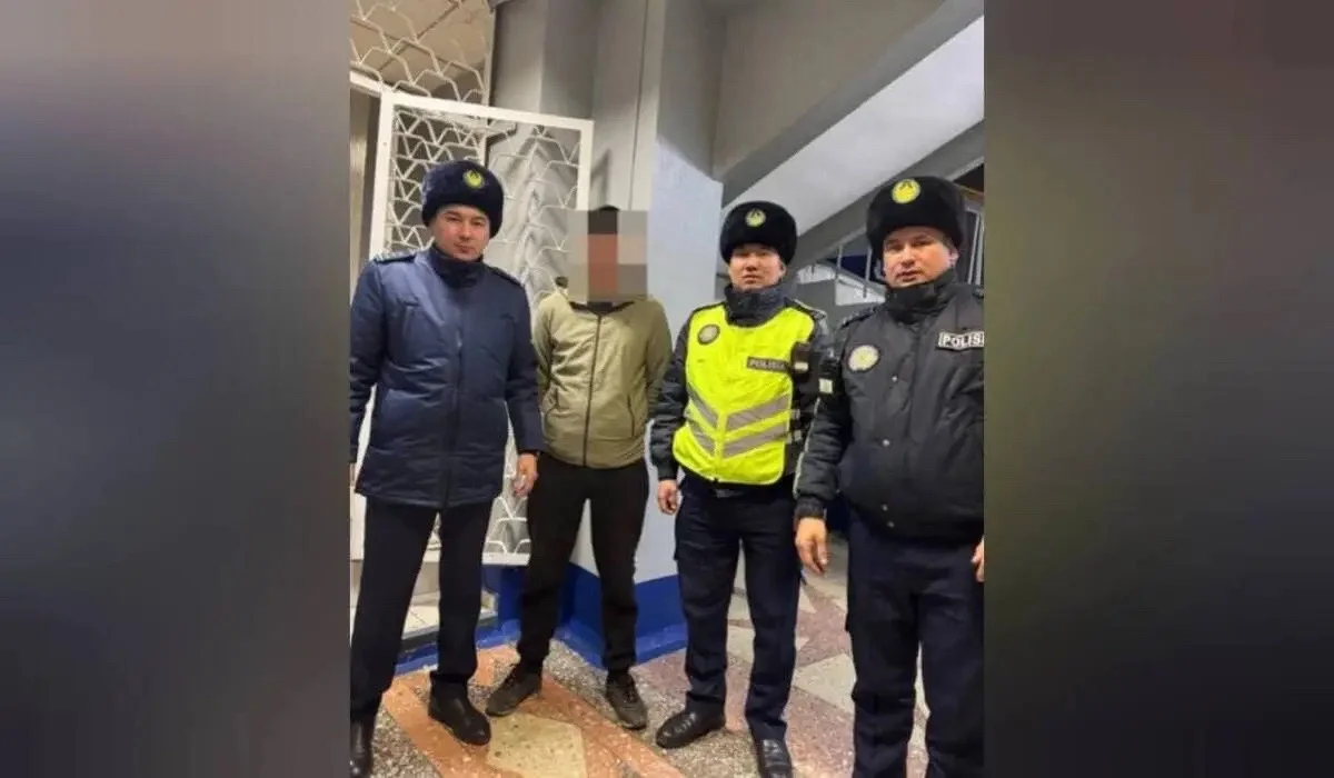 Қарағандыда полицейлер ер адамды өлімнен құтқарып қалды