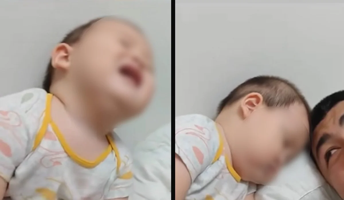 Абайдың әнін тыңдап ұйықтап қалған сәби жұртты сүйсінтті (ВИДЕО)