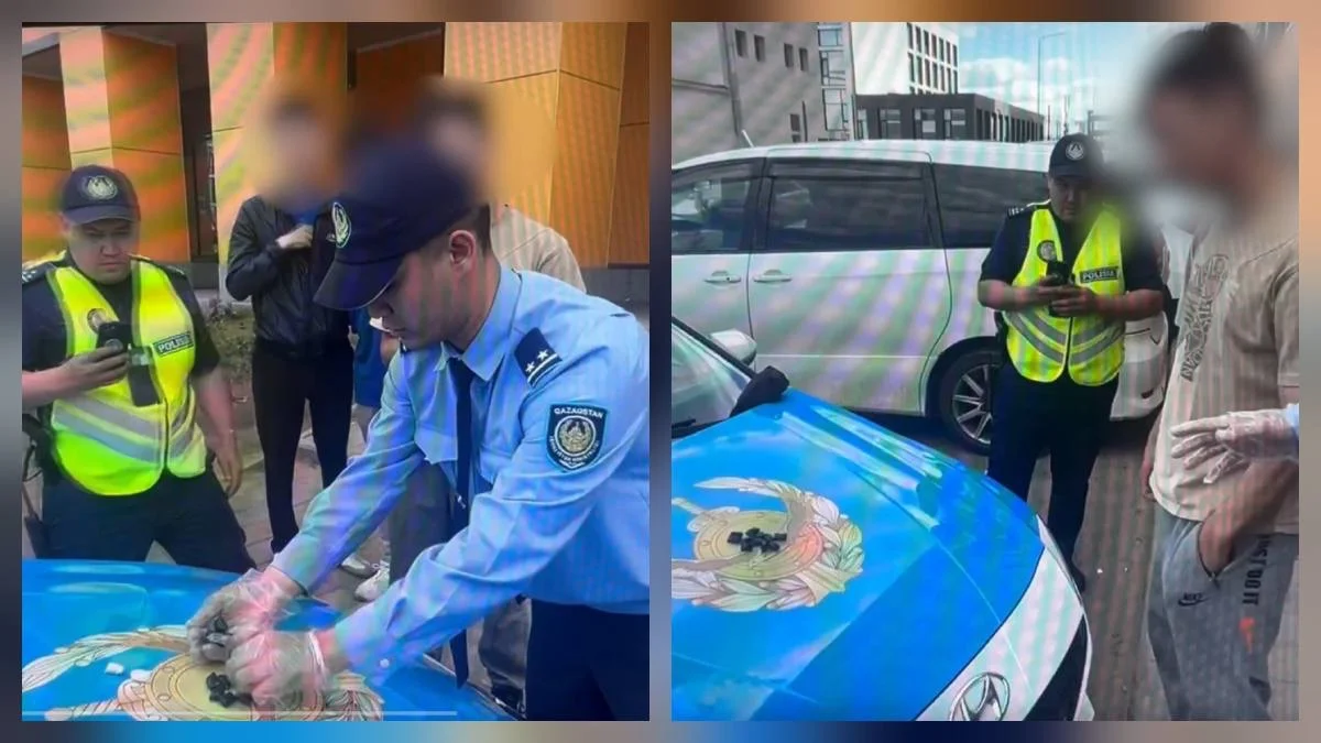 Астанада есірткі курьері «жұмыс барысында» қолға түсті