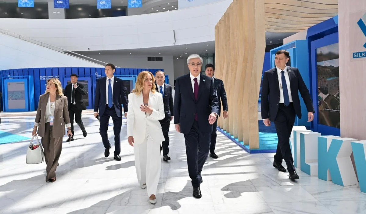 Тоқаев пен Джорджа Мелони Астана халықаралық форумының арнайы сессиясына қатысты