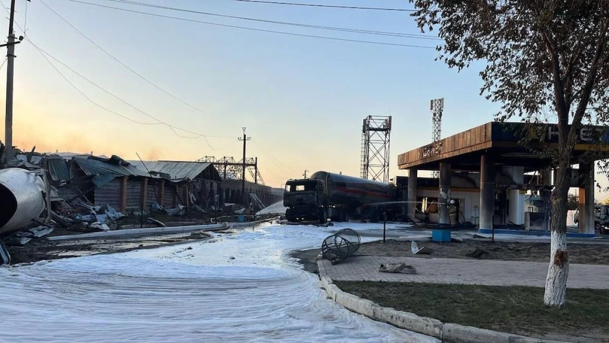 Құлсарыда жанар-жағармай бекетінде алапат жарылыс болды