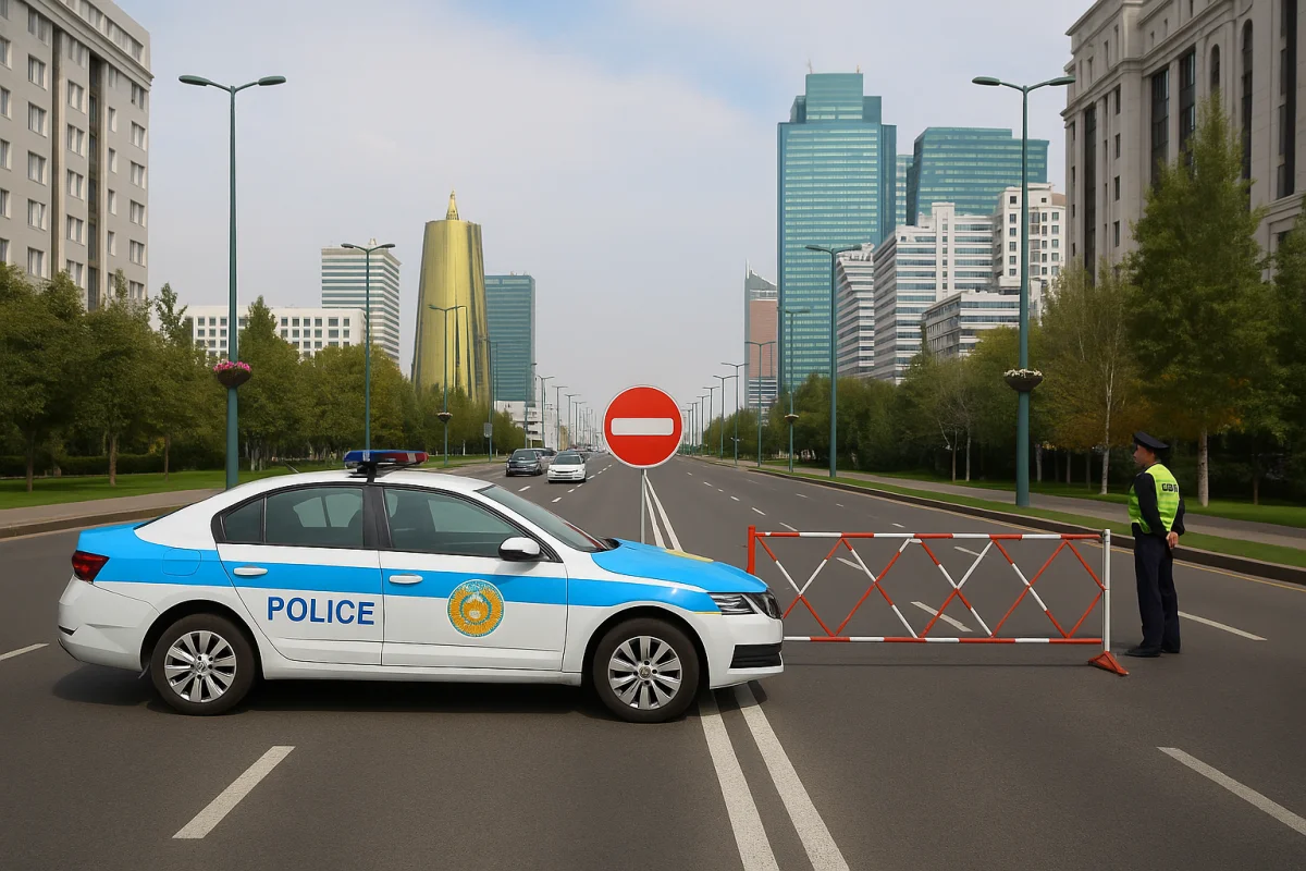 Астанада Си Цзиньпиннің сапарына байланысты бірнеше көше жабылады